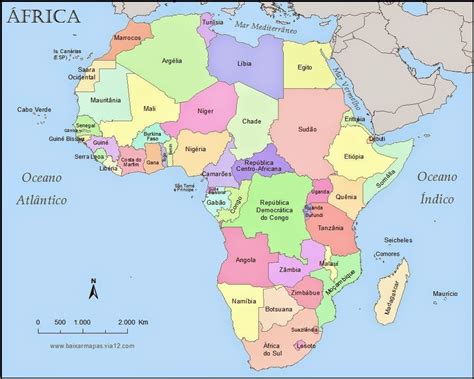 Mapa Tematico De Africa