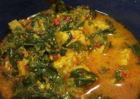See more ideas about indonesian food, food, tempe. Resep Sayur daun singkong+tempe kuah santan oleh Widi ...