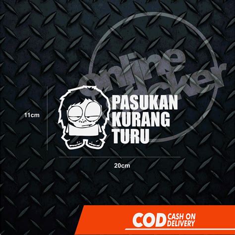 Jual Sticker Pasukan Kurang Tidur Cutting Sticker Shopee Indonesia