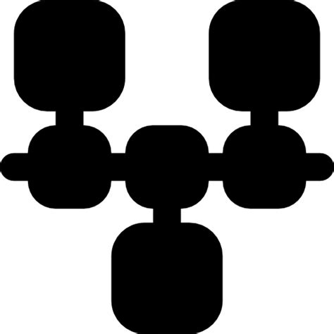 Networking Basic Black Solid Icon