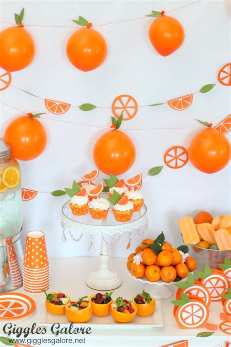Orange You Glad It's Summer Party with Cricut - Giggles Galore
