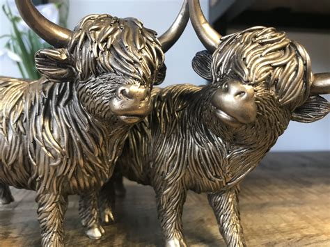Pair Of Highland Cows Ornament The Loft