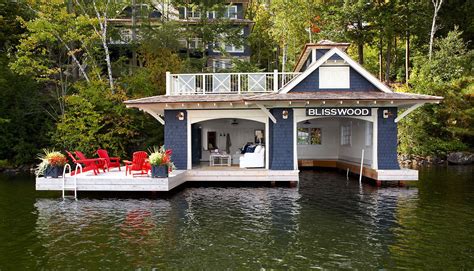 Lakeside Boathouse Lake Houses Exterior Lake House Floating House