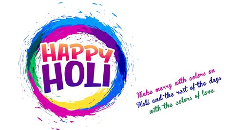Happy Holi Festival Wish Message 4k Wallpaper Hd Wallpapers