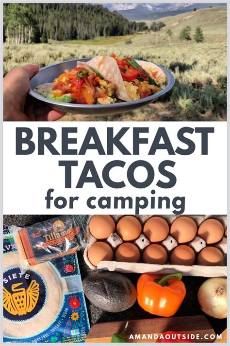 Breakfast Taco Recipe For Camping Easy And Healthy Camping Meal