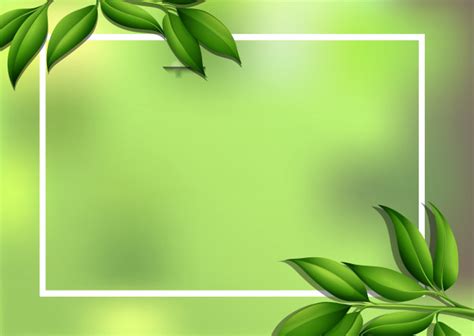File formats include gif, jpg, pdf, and png. Free Vector | Border background with green leaves