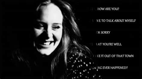Adele Hello Official Lyrics Video Hq Youtube