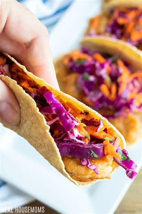 Maybe you would like to learn more about one of these? Fish Tacos with Red Cabbage Slaw ⋆ Real Housemoms