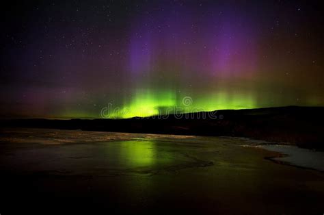 Aurora Borealis Northern Lights Stock Photo Image Of Northern