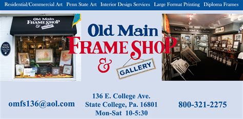 Home Old Main Frame Shop And Gallery