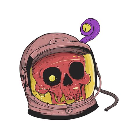 Astronaut Skull On Behance