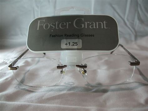 foster grant dustin rimless reading glasses 1 00 1 25 1 50 1 75 2 00 2 75 3 25 fashion