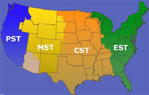 Edt And Est Time Zones
