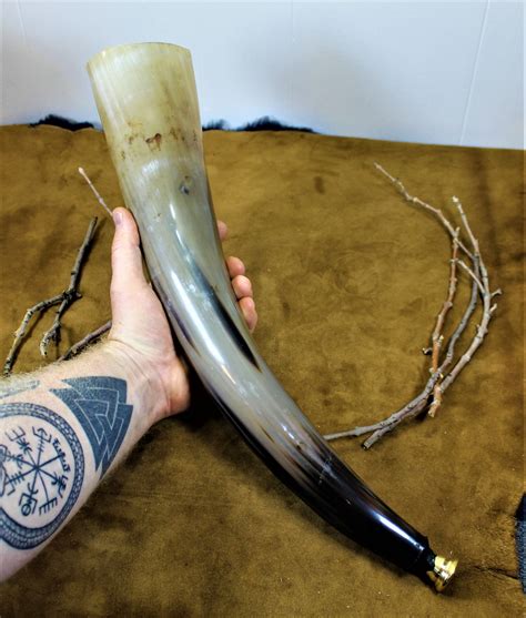 Large Viking Style Blowing Horn Very Loud Etsy