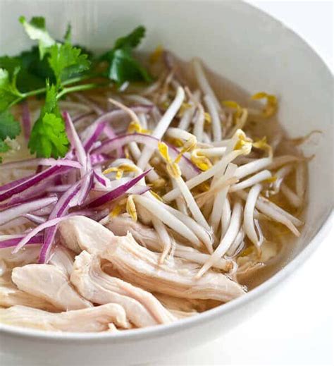 Pho is a delicious and hearty vietnamese soup that consists of broth, rice noodles, herbs, and meat. Slow Cooker Vietnamese Chicken Pho Ga - Steamy Kitchen Recipes
