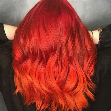 Red And Orange Hair🧡 ️🧡 ️ Wild Hair Color Fire Hair Ginger Hair Color