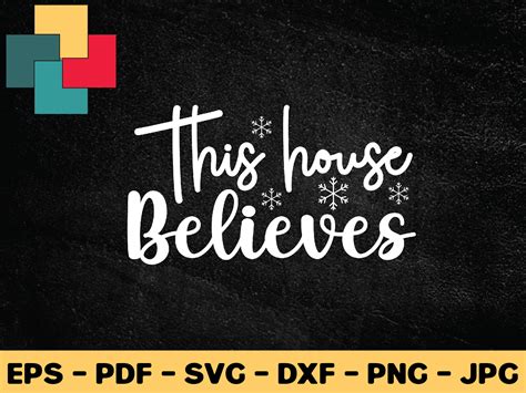 This House Believes Svg Design Graphic By Creativeprosvg · Creative Fabrica