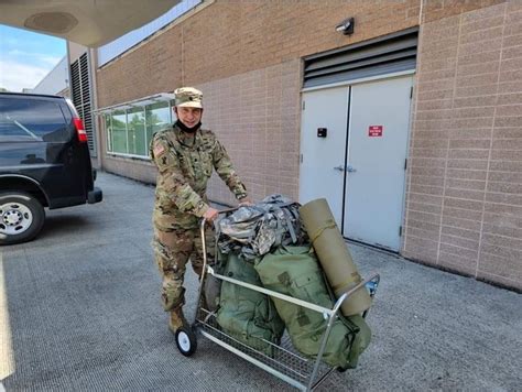 Here I Am Turning In My Army Gear Ta 50 For The Last Time At The