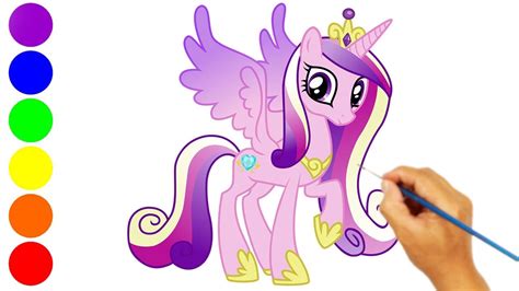 Mudah, ini 10 cara menggambar apel dengan berbagai bentuk. Menggambar dan Mewarnai My Little Pony Princess Cadence ...