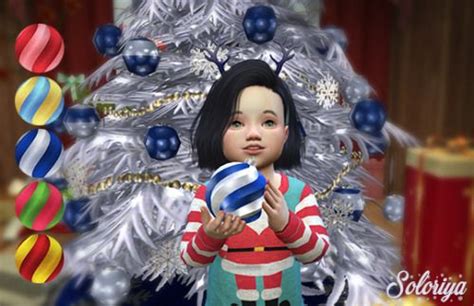 Soloriya “ Christmas Decoration Accessory For Toddlers Sims 4