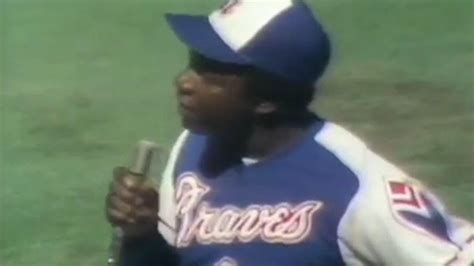 Hank Aaron Ties Babe Ruths Home Run Record On Opening Day In 1974