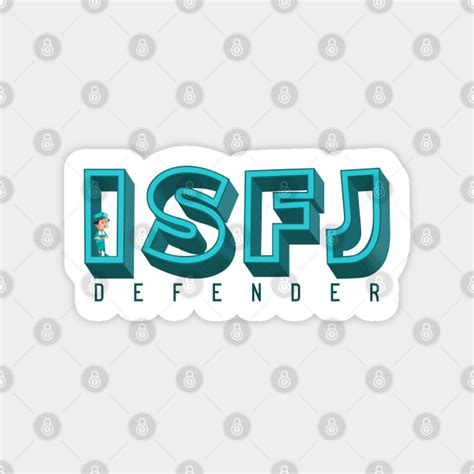 Isfj Defender Mbti Personality Type Sticker Teepublic