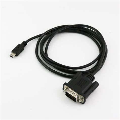 Mini Usb 5 Pin Male To Vga Db15 D Sub 15 Pins Male Adapter Cable For