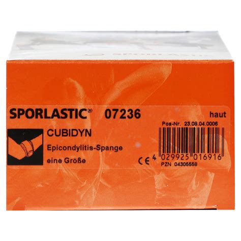 Hallo, hier biete ich an : CUBIDYN Epicondylitis-Spange haut 07236 1 Stück online ...