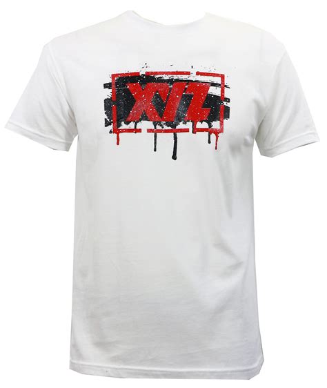 Xyz Clothing Stencil Logo White T Shirt Merch2rock Alternative Clothing