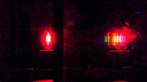 Bright Line Emission Spectrum Of Neon Youtube