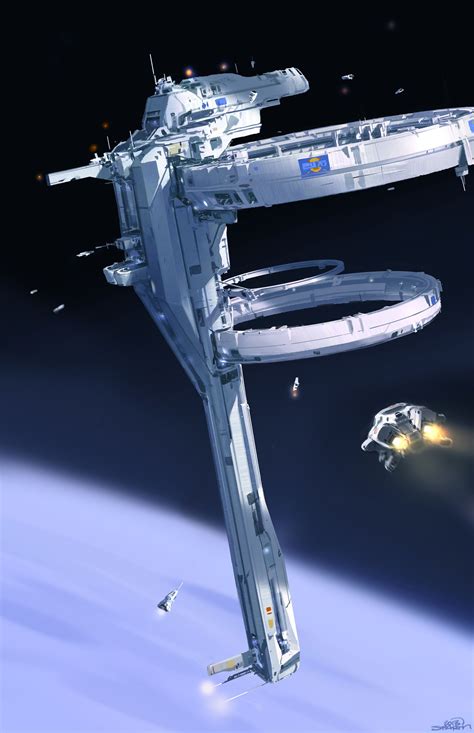ArtStation Halo Space Station Sparth Space Station Spaceship Art Spaceship Concept