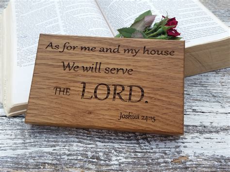 Bible Verse Wood Engraved Plaque Inspirational Home Decor Etsy