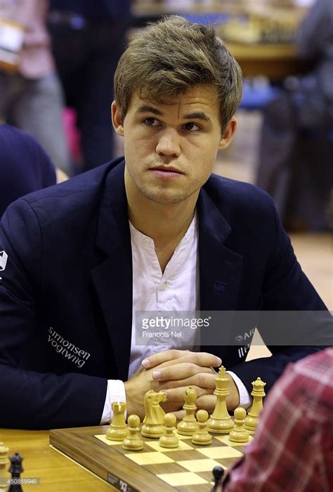 Magnus Carlsen Of Norway Looks On Prior To The Start Of Round Three
