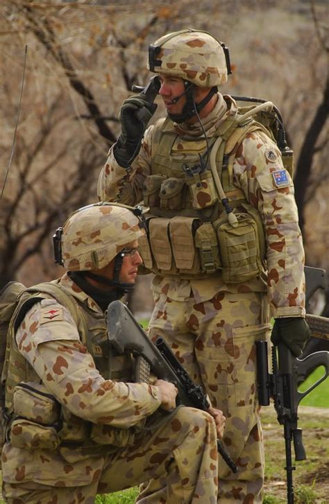 The Modern Australian Soldier In Dpdu Uniform And Webbing Afghanistan