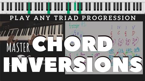 Piano Chord Inversions How To Play Any Progression From Any Major