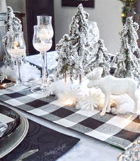 Dining Delight Winter Vibes Tablescape Winter Decor Holiday Decor