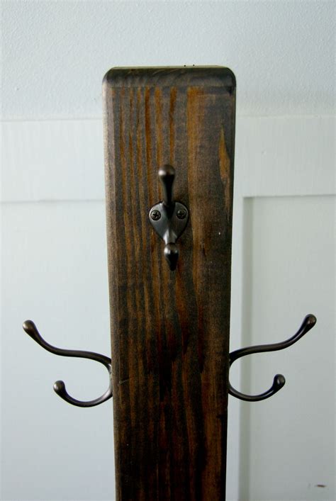 To attached the spikes i just drilled a 5/8 p…. The Best Ideas for Coat Rack Diy - Home, Family, Style and ...