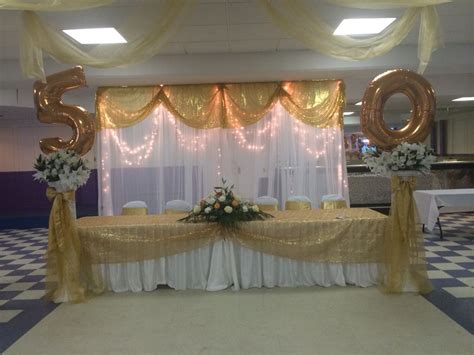 How To Decorate A Hall For A 50th Wedding Anniversary Peter Brown