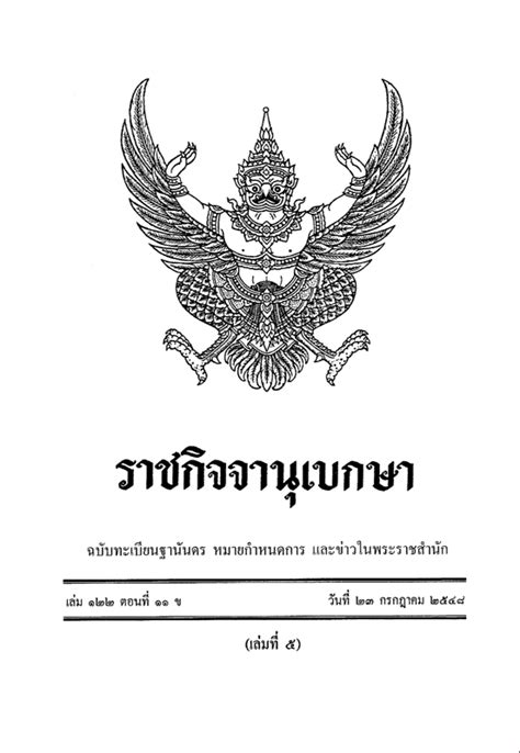 A national identity document is an identity card with a photo, usable as an identity card at least inside the country, and which is issued by an official authority. File:Thai Government Gazette Cover (July 23, 2005).gif ...