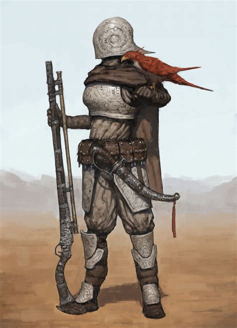 Desert Marksman Fantasy Character Concept By Ariel Perez Character