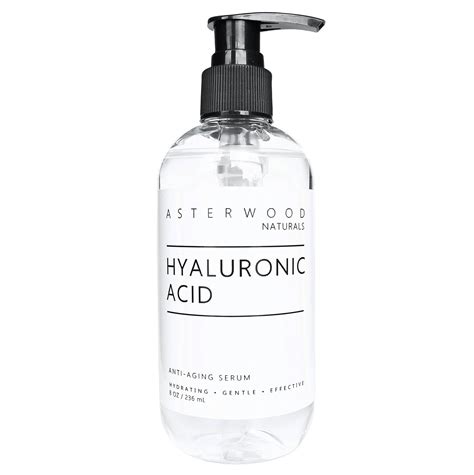 Hyaluronic Acid Serum 8 Oz 100 Pure Organic Ha Anti Aging Anti