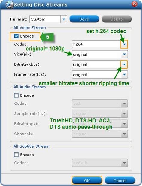 1080p1080i Movie Transcoding Blu Ray Vc 1 To H264 Mkv With Dolby
