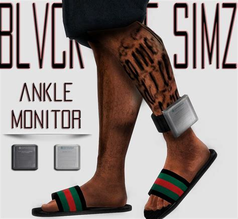 Xxblacksims Blvck Life Simz B L S ~ Ankle Monitor Keep Sims 4