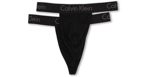 Calvin Klein Cotton Body Pack Thong Nb In Black For Men Lyst