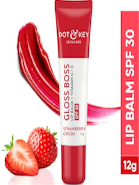 Buy Dot And Key Gloss Boss Vitamin C E Tinted Lip Balm With Spf 30 12 G Strawberry Crush Lip