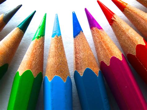 Free Images Pencil Color Macro Paint Colorful Crayon Pens Draw