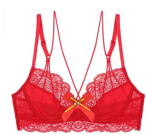sexy code 1701 women s sexy lace bra embroidered bow underwear 3 4 cup beauty breast bra big