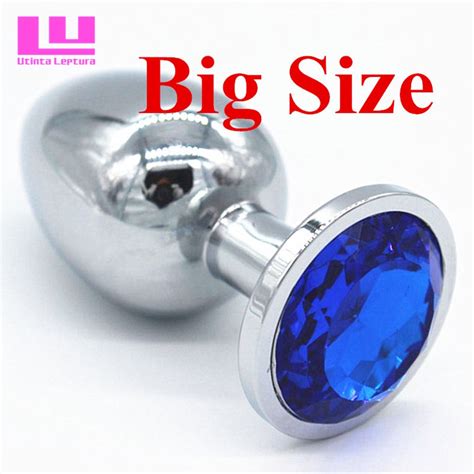 Big Size Stainless Steel Metal Anal Plug Booty Beads Metal Anal Toys Butt Plug Adult Products