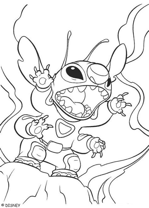 They must have already gone into an overdose of excitement while viewing lilo and stitch in the animated film. Lilo and Stitch coloring pages - Stitch the little blue alian