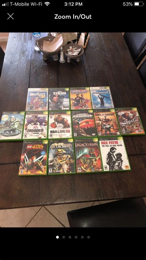 Original Xbox Games Good Collection They Do Have Scratches But Most